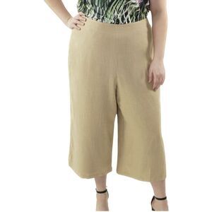 NWT Size 22 Maree Pour Toi Women’s WIDE LEG PANT Tan